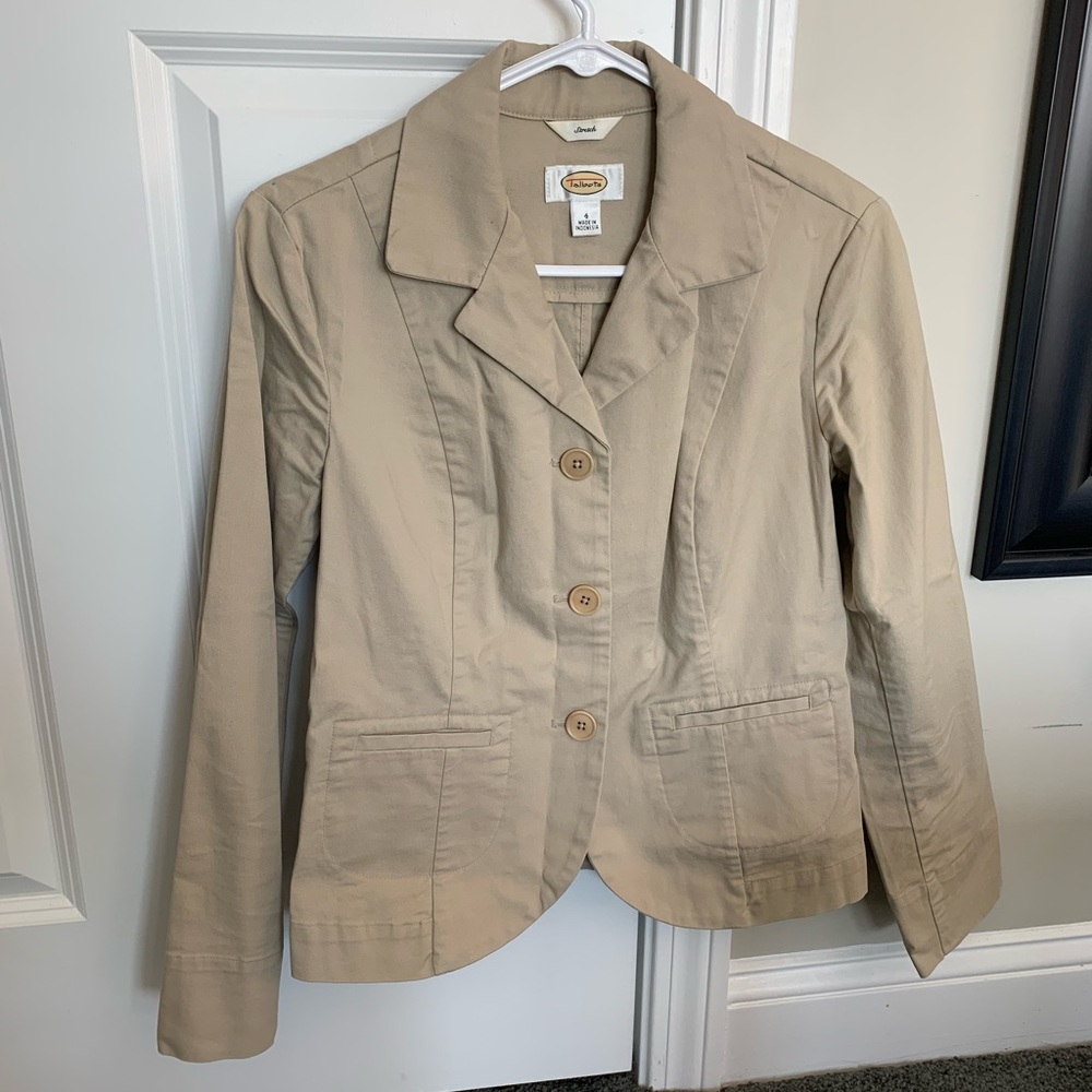 🌸Talbots (4) Khaki Blazer🌸